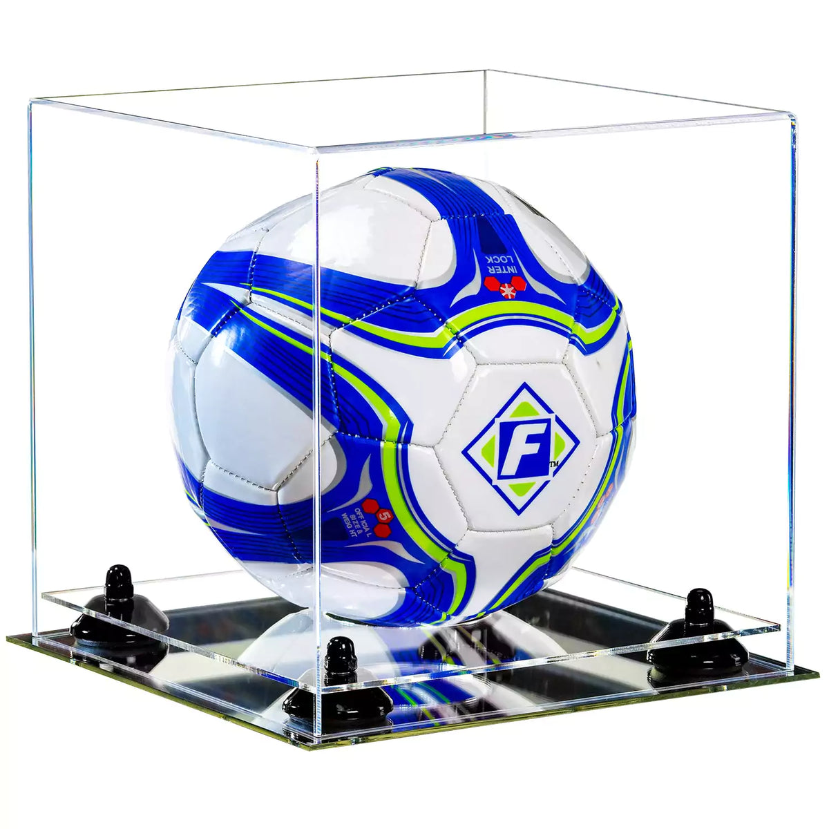 Acrylic Soccer Ball Display Case - Clear (A027/B02)