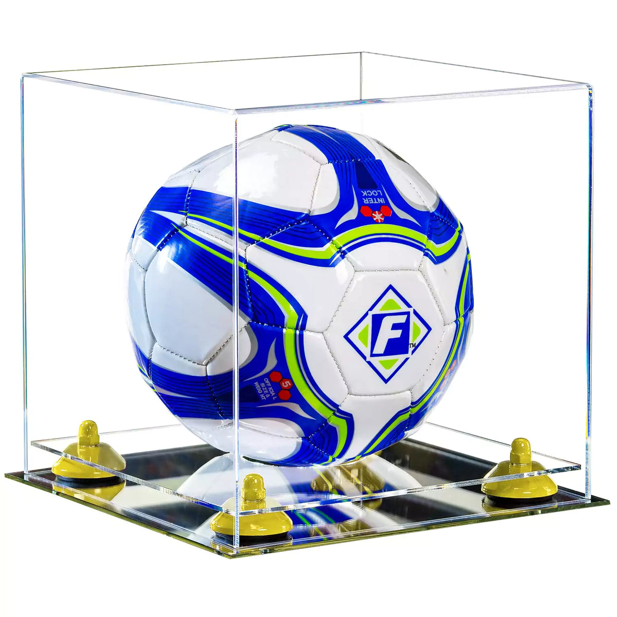 Acrylic Soccer Ball Display Case - Clear (A027/B02)