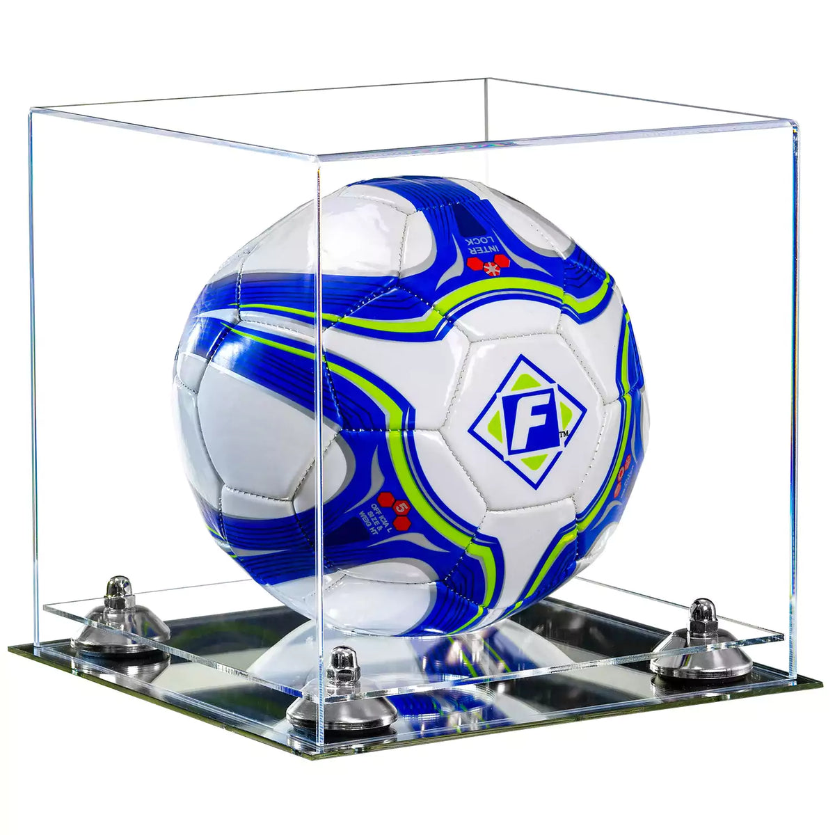 Acrylic Soccer Ball Display Case - Clear (A027/B02)