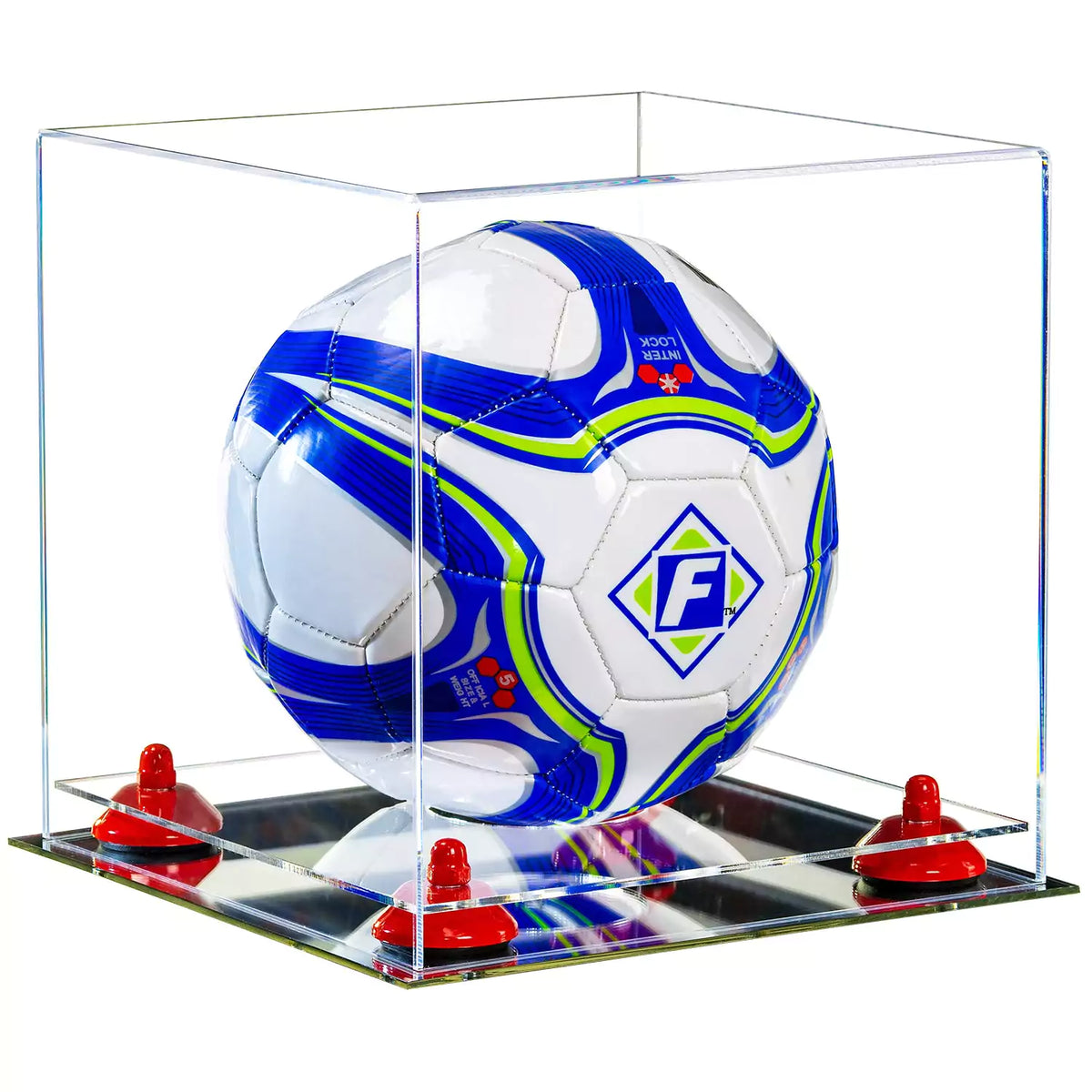 Acrylic Soccer Ball Display Case - Clear (A027/B02)