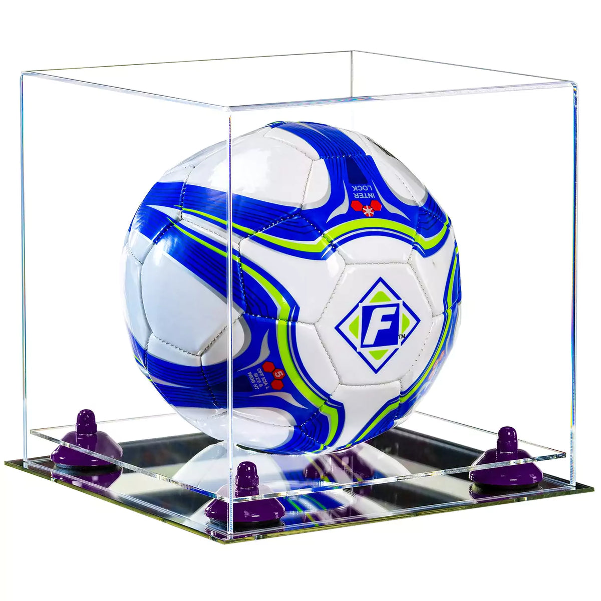 Acrylic Soccer Ball Display Case - Clear (A027/B02)