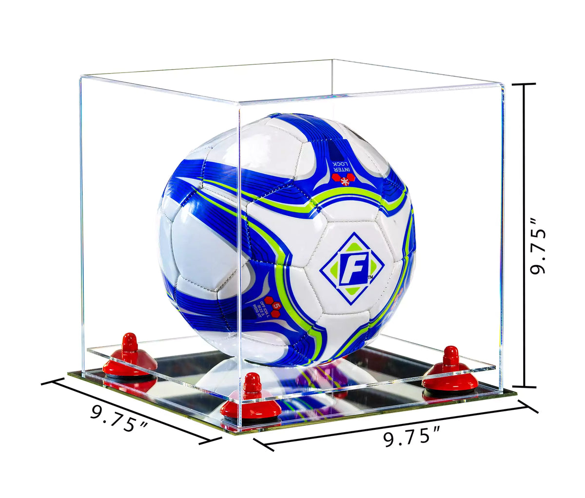 Acrylic Soccer Ball Display Case - Clear (A027/B02)