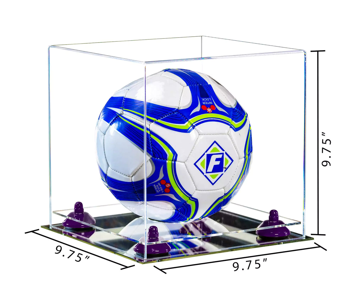 Acrylic Soccer Ball Display Case - Clear (A027/B02)