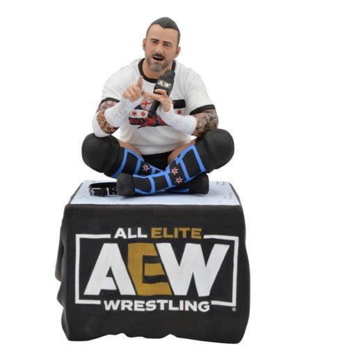AEW Wrestling Gallery - CM Punk PVC 10-Inch Statue