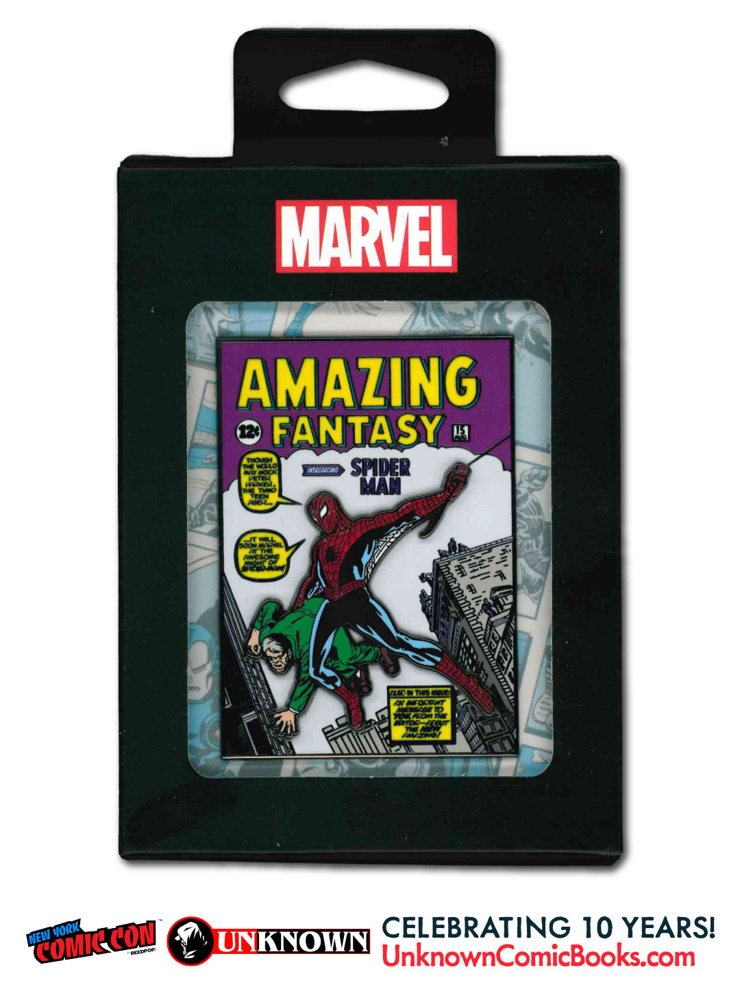 Amazing Fantasy Classic Pin NYCC 2026 | Classic | Unknown Comic Books Exclusive (10/28/2026)