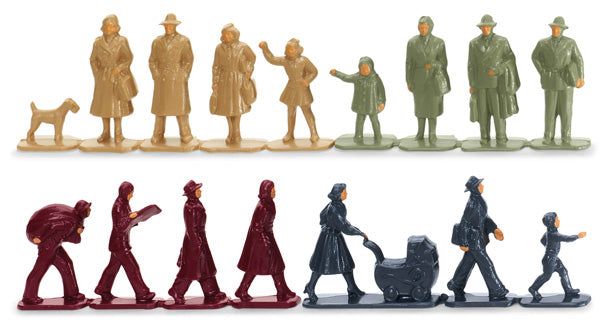 Wiking 001817 1/87 Scale Accessory Pack - Groups Of People High Quality