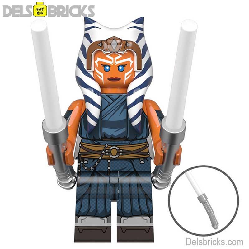 Ahsoka Tano from The Mandalorian Lego Star Wars Minifigures custom Toys 5