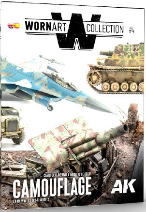 AK Interactive 4906 Worn Art Collection 4: Camouflage from WWI to Sci-Fi Models Book (D)