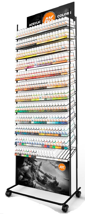 AK Interactive 91000 3G Acrylic Large Range Paint Deal (3 each 236 colors: 11001 thru 11236) to be ordered w/91000R Rack