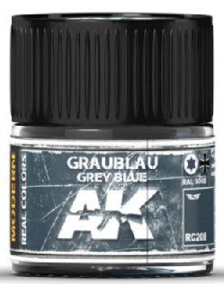 AK Interactive RC208 Real Colors: Grey Blue RAL5008 Acrylic Lacquer Paint 10ml Bottle