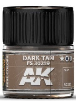 AK Interactive RC225 Real Colors: Dark Tab FS30219 Acrylic Lacquer Paint 10ml Bottle
