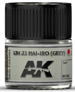 AK Interactive RC302 Real Colors: IJN J3 HAI-IRO (Grey) Acrylic Lacquer Paint 10ml Bottle