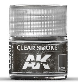 AK Interactive RC508 Real Colors: Clear Smoke Acrylic Lacquer Paint 10ml Bottle