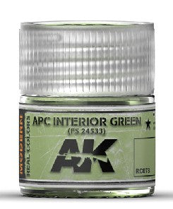 AK Interactive RC78 Real Colors: APC Interior Green FS24533 Acrylic Lacquer Paint 10ml Bottle