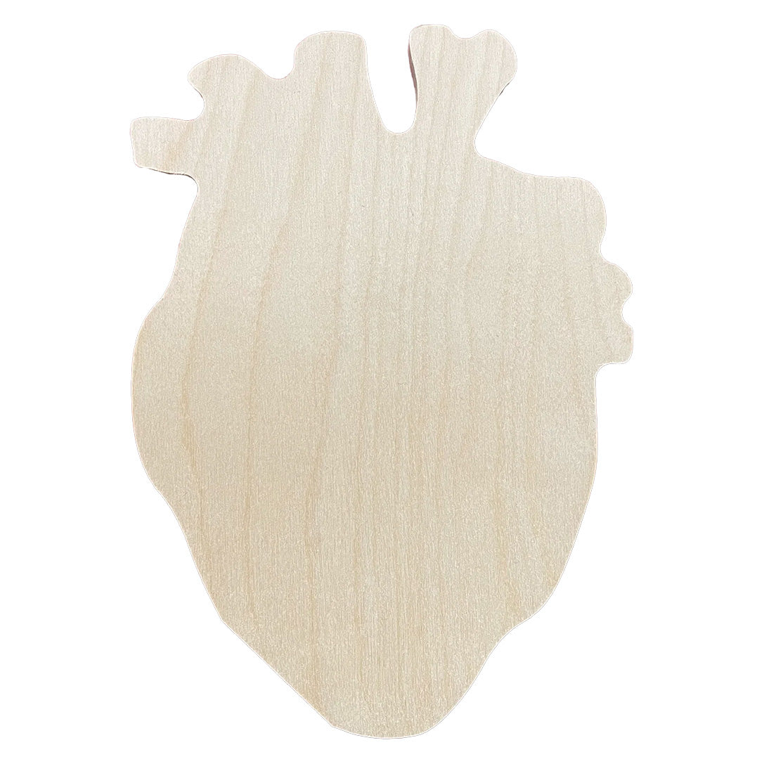 Trekell Anatomical Heart Panel - Wooden Painting Canvas