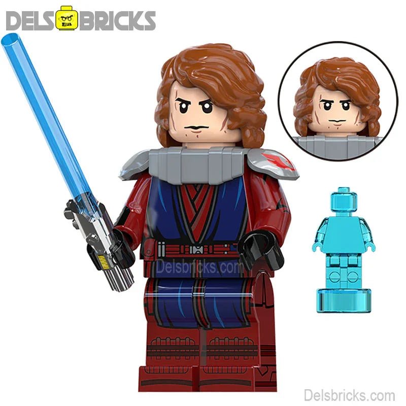 Anakin Skywalker Lego Star Wars Minifigures custom Toys 3