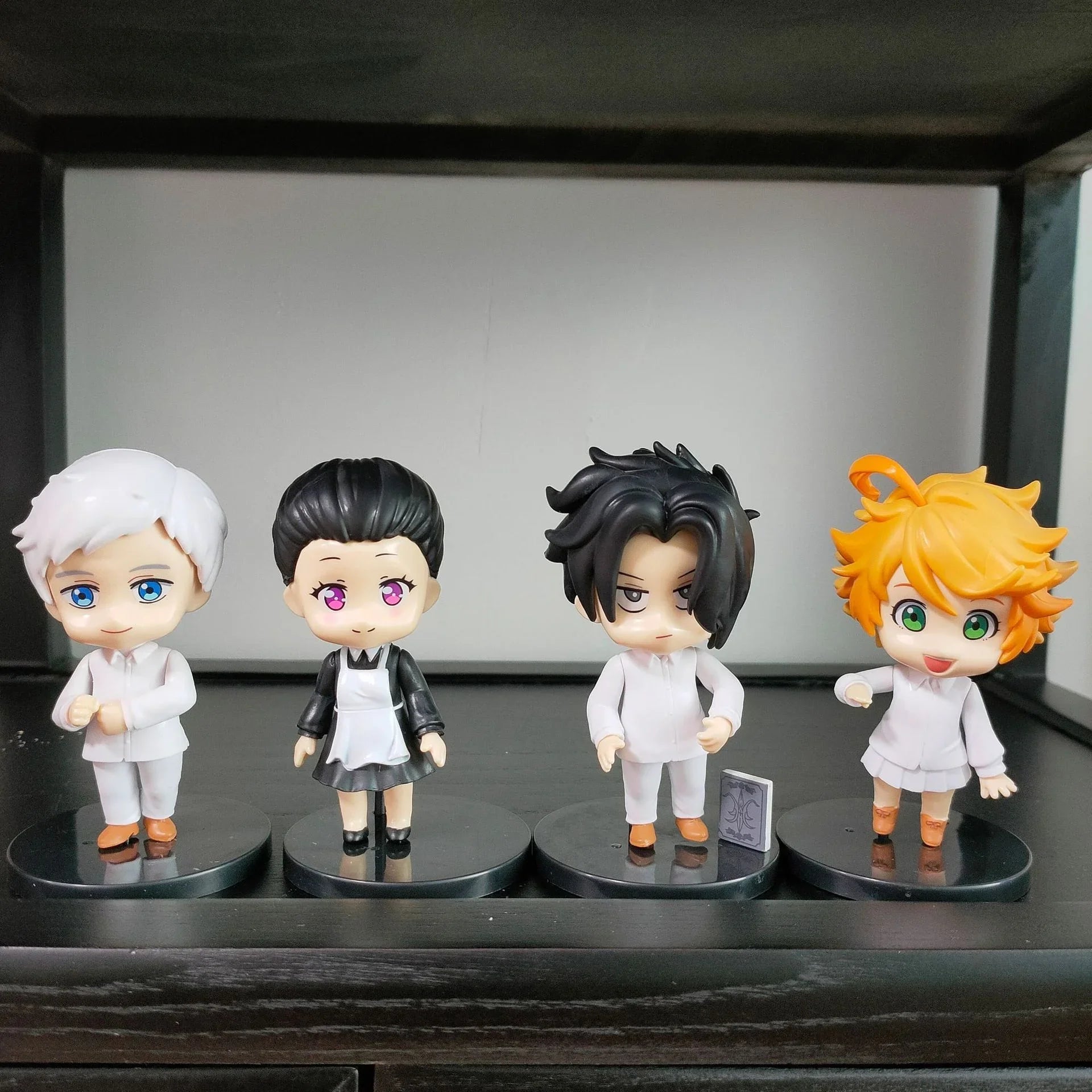 Anime The Promised Neverland PVC Toys 4 Piece Set