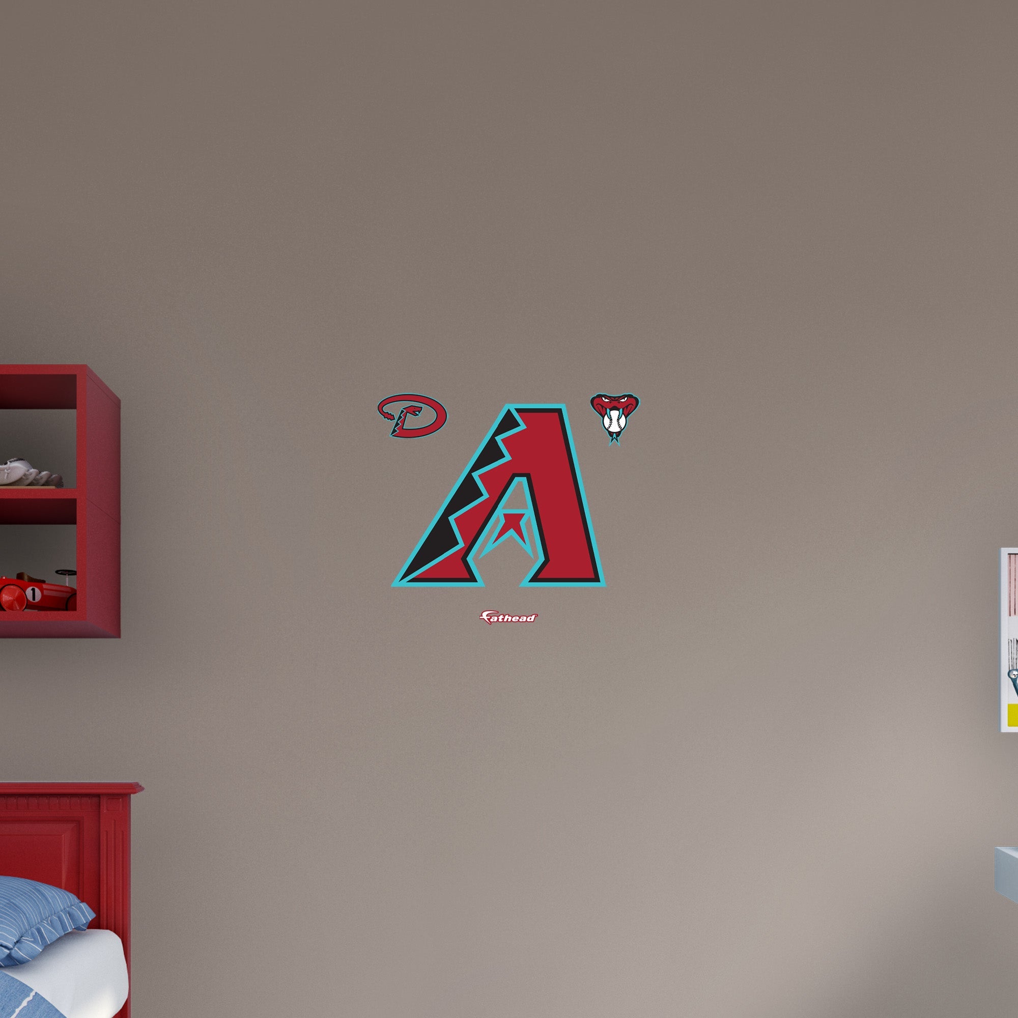 Arizona Diamondbacks - RealBig Logo Collection - Official MLB - Reusable Vinyl Wall Decals