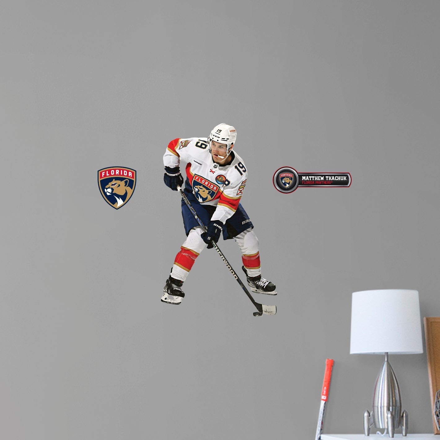 Matthew Tkachuk - RealBig Collection - Official NHL - Florida Panthers - Reusable Vinyl Wall Decals