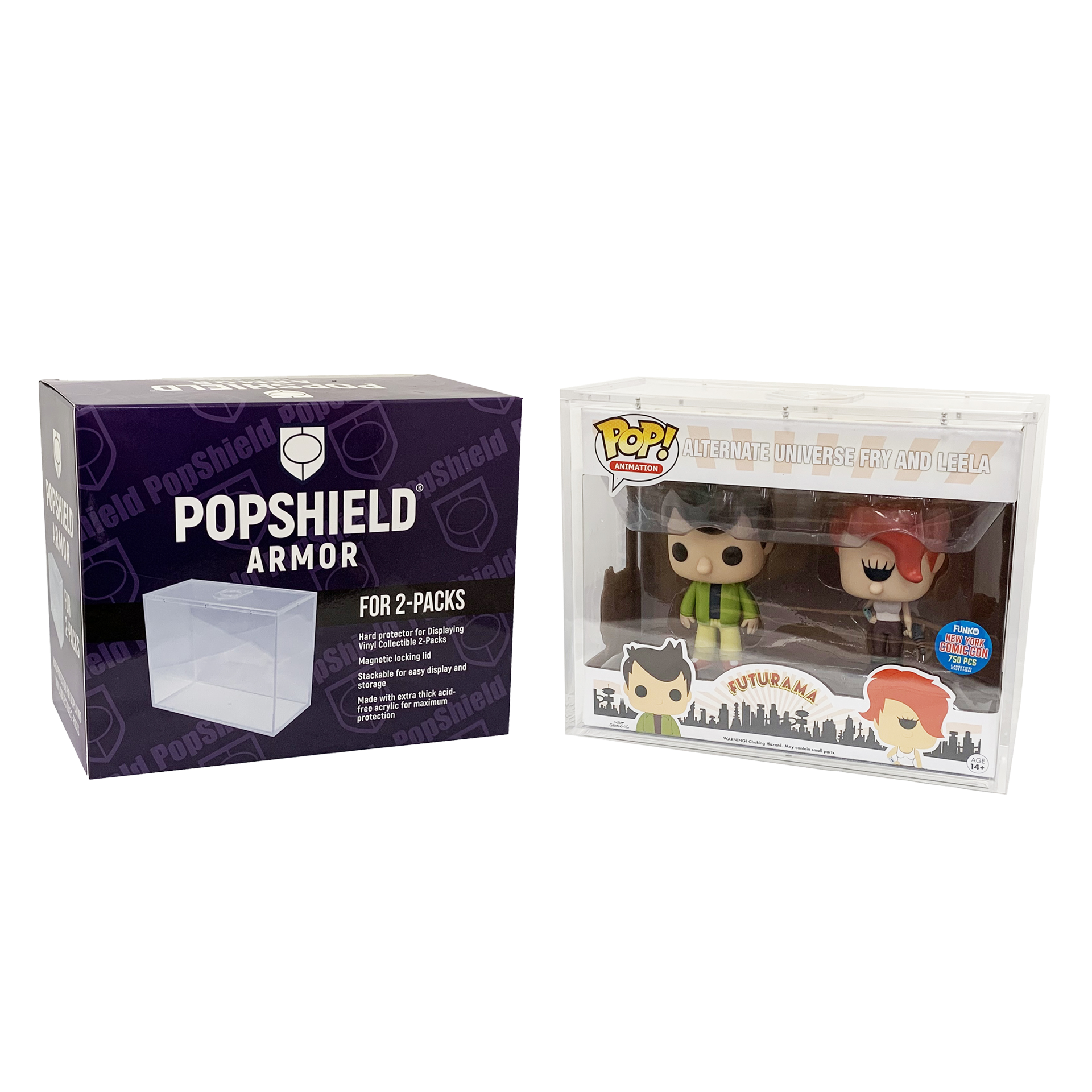 PopShield Armor for 2-Pack Funko Pops