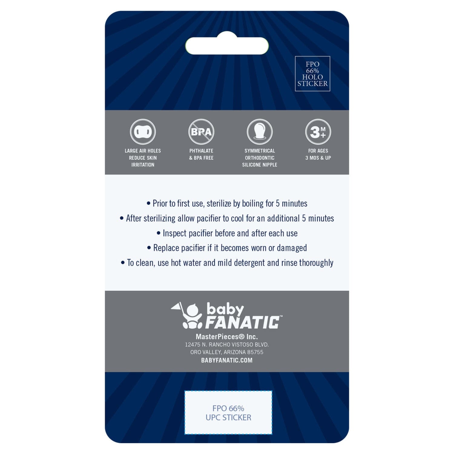 BYU Cougars - Pacifier 2-Pack