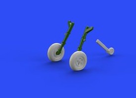 Eduard 672106 1/72 Aircraft- Spitfire Mk IX Wheels 5-Spoke Smooth Tire for EDU (