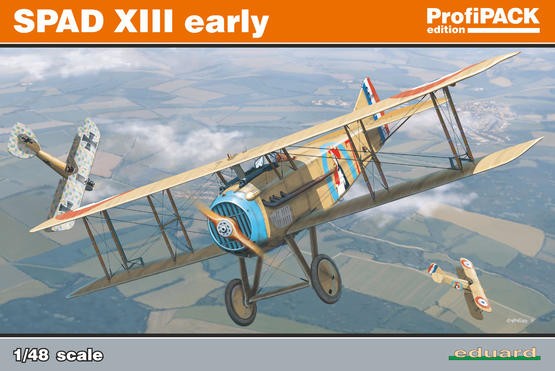 Eduard 8197 1/48 Spad XIII Early BiPlane (Profi-Pack Plastic Kit)