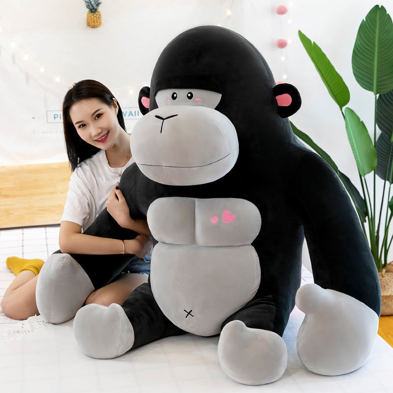 Soft Plush Gorilla Toy – Stuffed Animal Doll