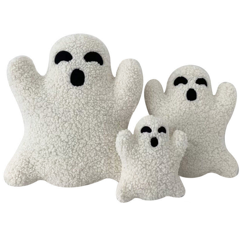 Plush Ghost Pillow – Soft Halloween Decor Toy