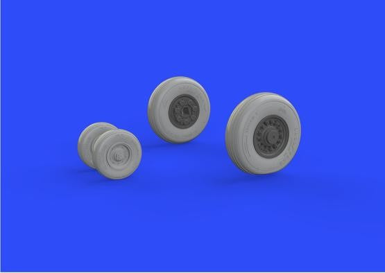 Eduard 648290 1/48 Aircraft- F14A Late Wheels for TAM (Resin)