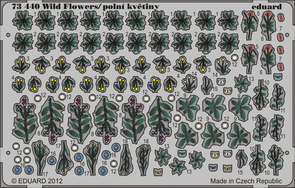 Eduard 73440 1/72 Wild Butterfly Flowers (Painted)