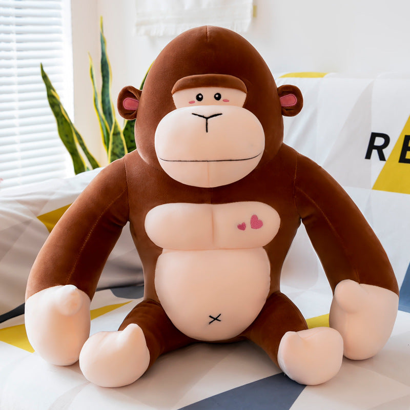 Soft Plush Gorilla Toy – Stuffed Animal Doll