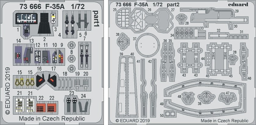 Eduard 73666 1/72 Aircraft- F35A for ACY (Painted)