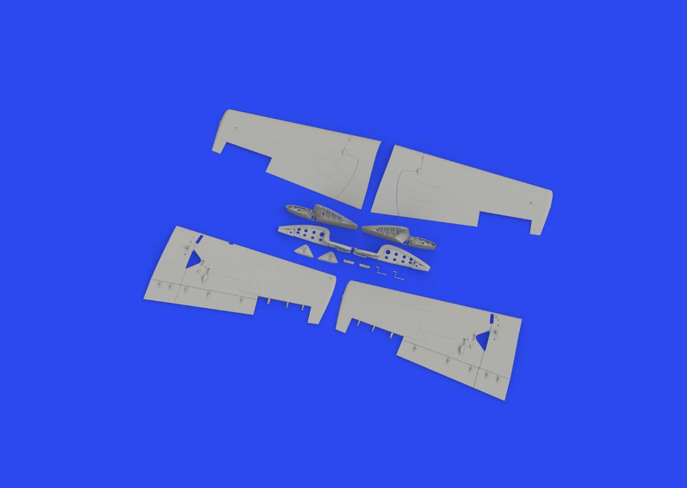 Eduard 648889 1/48 Aircraft- FM2 Folding Wings for EDU (Photo-Etch & Resin)