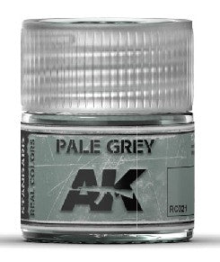 AK Interactive RC21 Real Colors: Pale Grey Acrylic Lacquer Paint 10ml Bottle