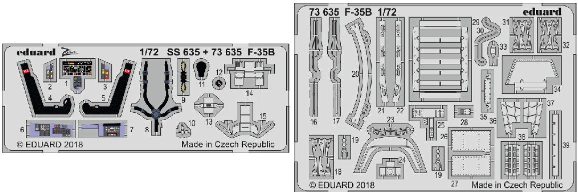Eduard 73635 1/72 Aircraft- F35B for HSG (Painted)
