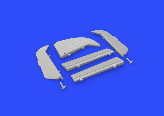 Eduard 648292 1/48 Aircraft- Bf109F Control Surfaces for EDU (Photo-Etch & Resin