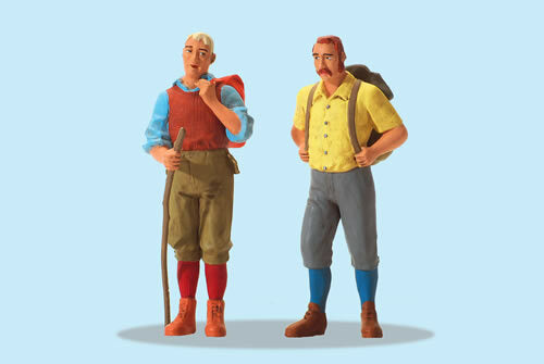 Preiser 44903 G Scale Pedestrians 1/22.5 Scale -- Wanderers Standing