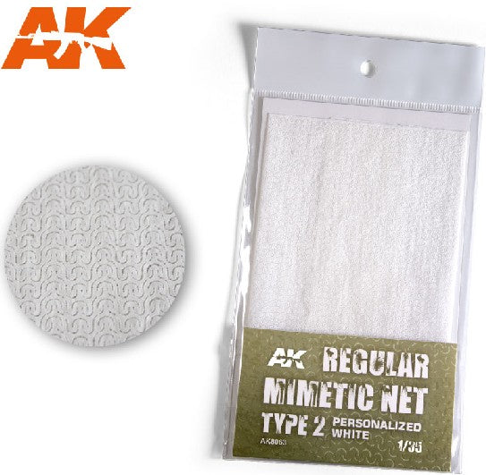 AK Interactive 8063 Camouflage Net Type 2 White