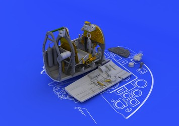 Eduard 648100 1/48 Aircraft- Spitfire Mk IX Cockpit for EDU (Photo-Etch & Resin)