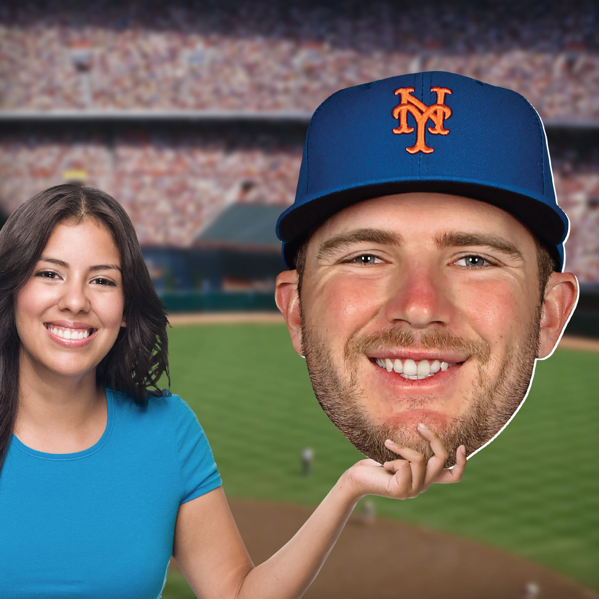 Pete Alonso - Big Head - Official MLB - New York Mets - Foam Core Cutout