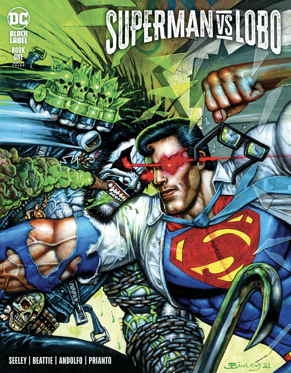 Superman Vs Lobo #1 (Of 3) B Simon Bisley Variant (Mr) (08/24/2021) Dc
