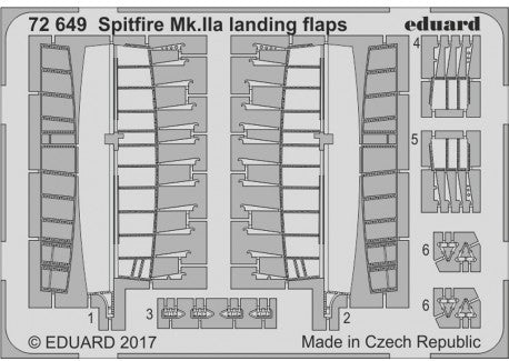 Eduard 72649 1/72 Aircraft- Spitfire Mk IIa Landing Flaps for RVL