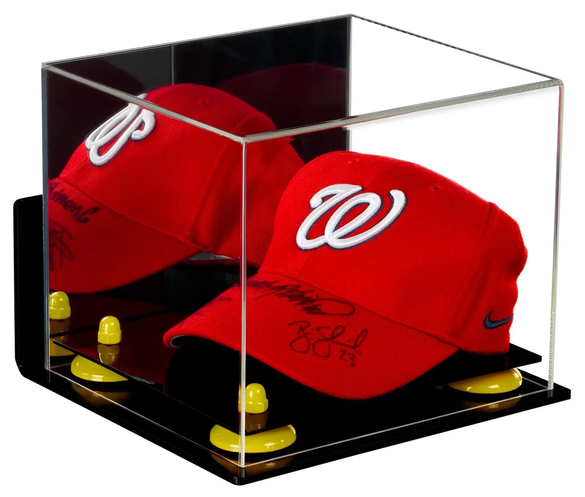 Acrylic Baseball Cap Display Case - Mirror Wall Mounts (A006/V21)