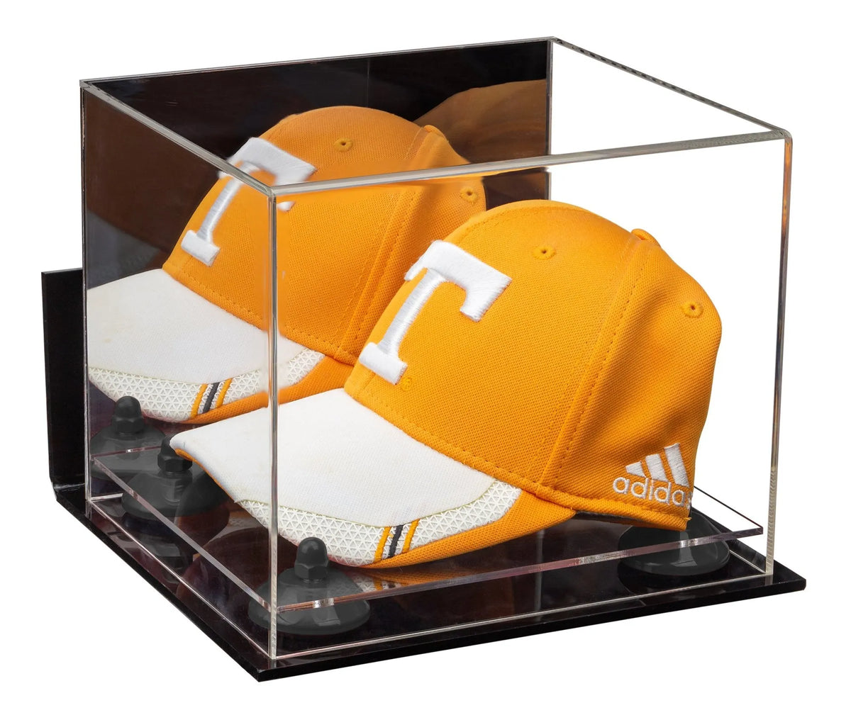 Acrylic Baseball Cap Display Case - Mirror Wall Mounts (A006/V21)