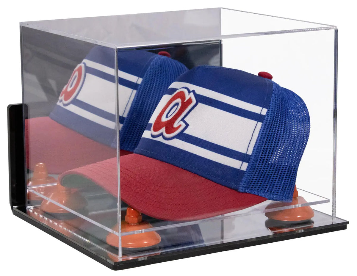 Acrylic Baseball Cap Display Case - Mirror Wall Mounts (A006/V21)