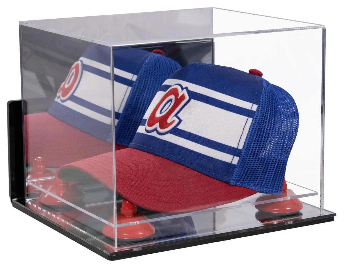 Acrylic Baseball Cap Display Case - Mirror Wall Mounts (A006/V21)