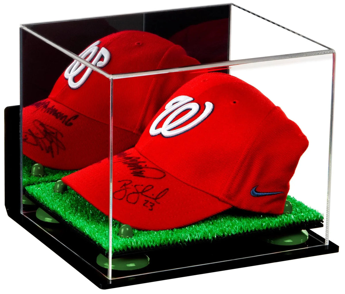 Acrylic Baseball Cap Display Case - Mirror Wall Mounts (A006/V21)