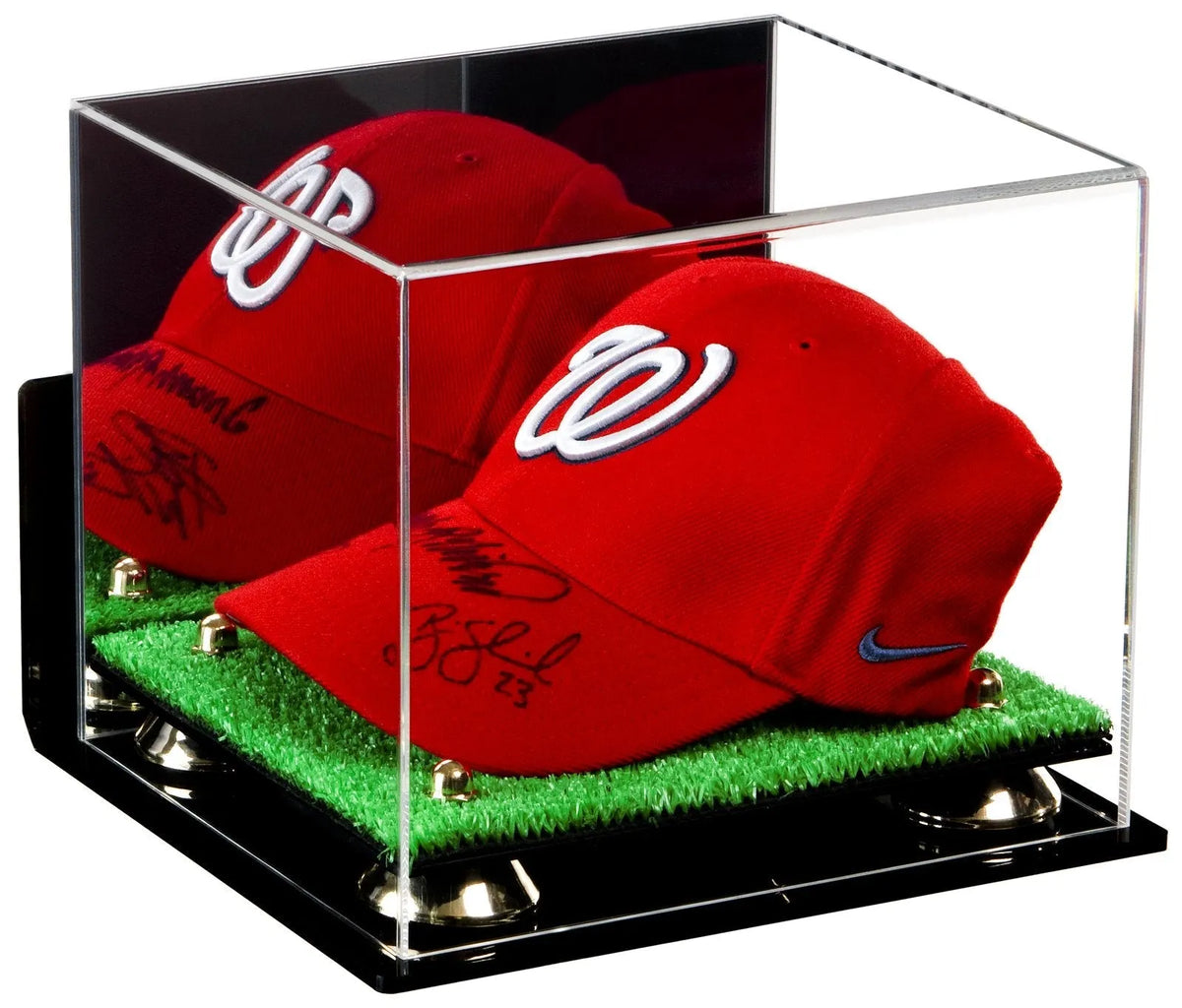 Acrylic Baseball Cap Display Case - Mirror Wall Mounts (A006/V21)