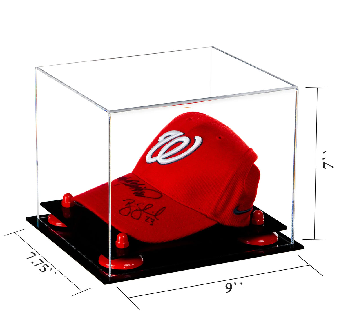 Acrylic Baseball Cap Display Case - Clear (A006/V21)